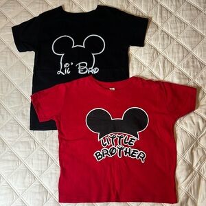 2 Disneyland Kids family matching shirts